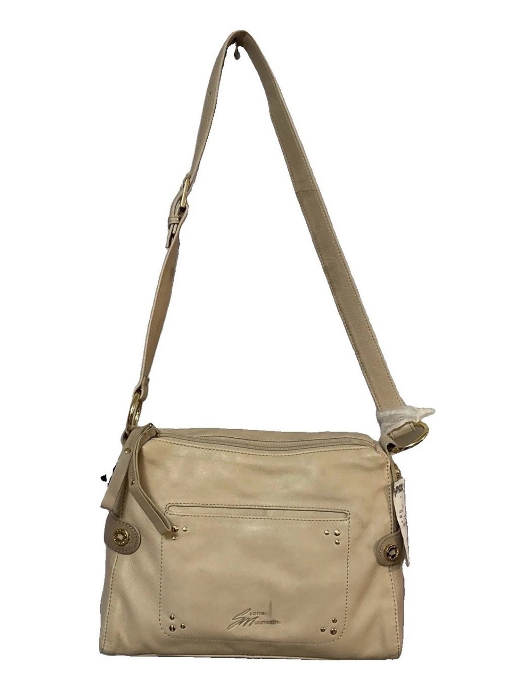 Stone Mountain Handbag Greenwood Lake Cream Crossbody Purse Adjustable Strap NWT